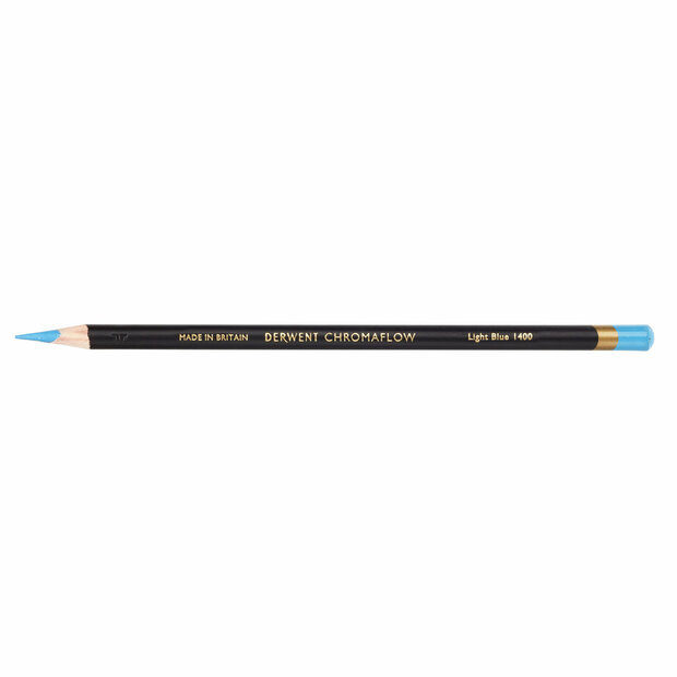 Light Blue Chromaflow potlood / pencil van Derwent Kleur 140