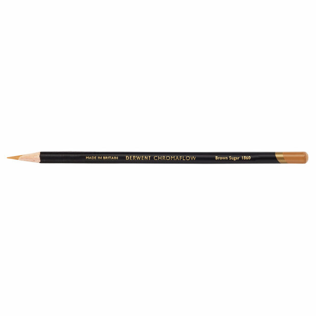Brown Sugar Chromaflow potlood / pencil van Derwent Kleur 186