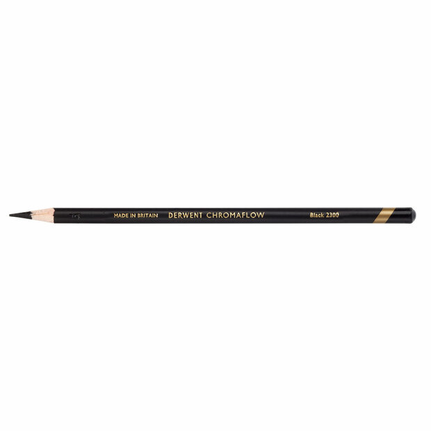 Black Chromaflow potlood / pencil van Derwent Kleur 230