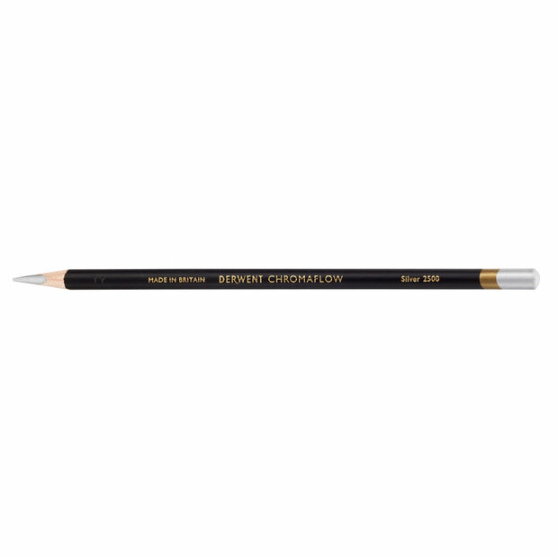 Silver Chromaflow potlood / pencil van Derwent Kleur 250