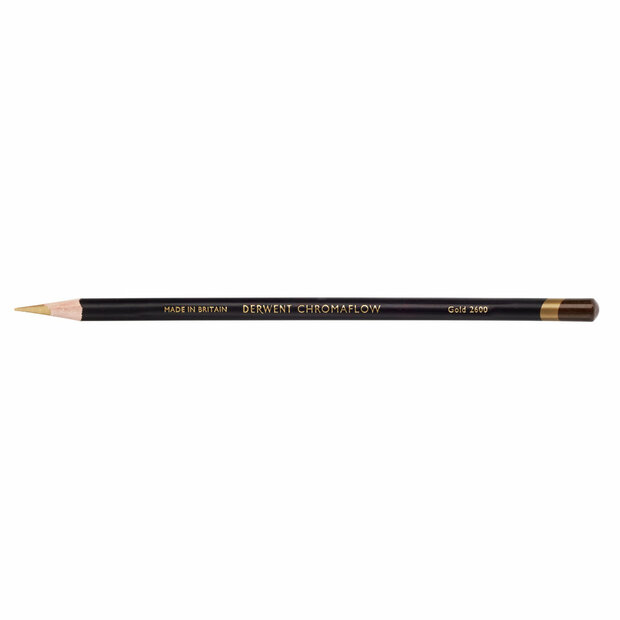 Gold Chromaflow potlood / pencil van Derwent Kleur 260