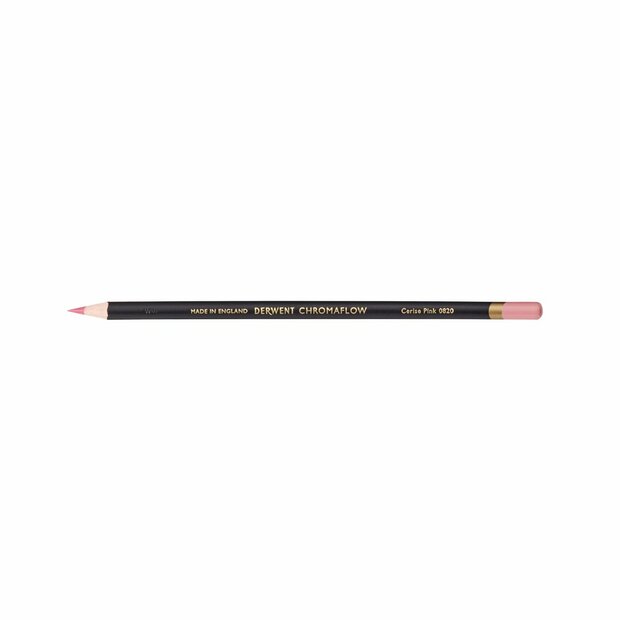 Cerise Pink Chromaflow potlood / pencil van Derwent Kleur 0820