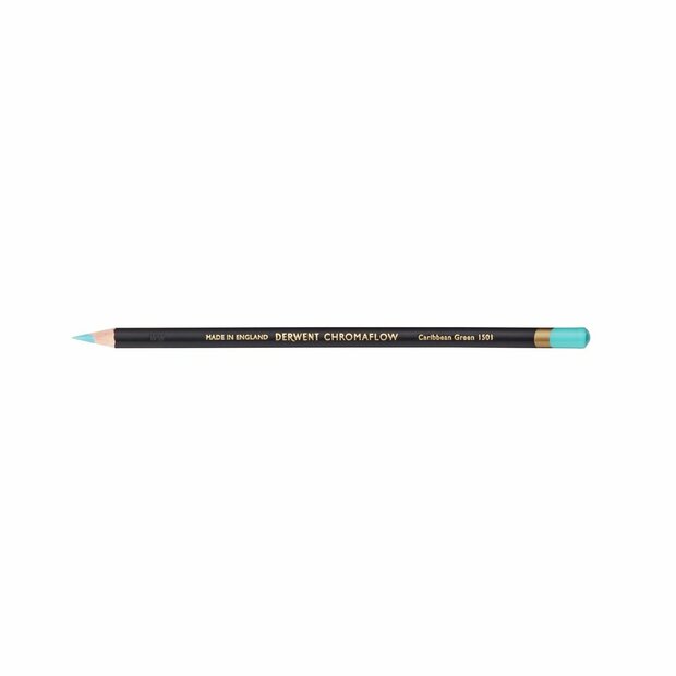 Caribbean Green Chromaflow potlood / pencil van Derwent Kleur 1501