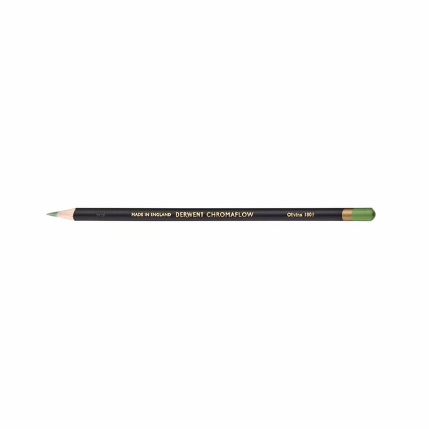 Olivine Chromaflow potlood / pencil van Derwent Kleur 1801