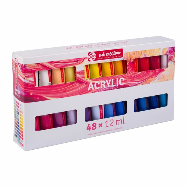 48 x 12 ml  set Acrylverf van Art Creation Set 848