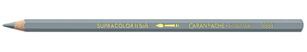 Grijs / Grey Caran d'Ache Supracolor Aquarelpotlood / pencil Kleur 005