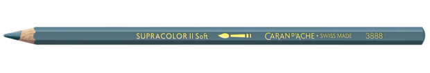 Donkergrijs / Dark Grey Caran d'Ache Supracolor Aquarelpotlood / pencil Kleur 007