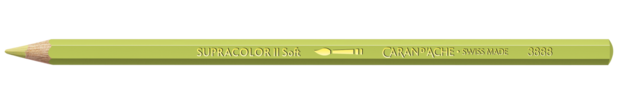 Olijfgeel / Olive Yellow Caran d'Ache Supracolor Aquarelpotlood / pencil Kleur 015