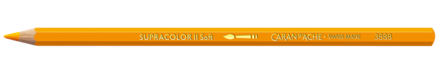 Goudgeel / Golden Yellow Caran d'Ache Supracolor Aquarelpotlood / pencil Kleur 020