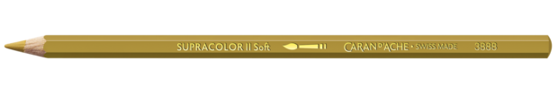 Groenoker / Green Ochre Caran d'Ache Supracolor Aquarelpotlood / pencil Kleur 025
