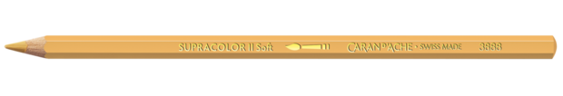 Strogeel / Straw Yellow Caran d'Ache Supracolor Aquarelpotlood / pencil Kleur 031