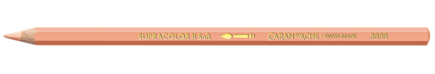 Abrikoos / Apricot Caran d'Ache Supracolor Aquarelpotlood / pencil Kleur 041