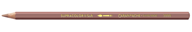 Orange Bruin / Orange Brown Caran d'Ache Supracolor Aquarelpotlood / pencil Kleur 043