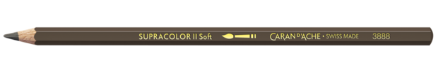 Omber / Umber Caran d'Ache Supracolor Aquarelpotlood / pencil Kleur 049