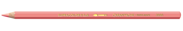 Zalm / Salmon Caran d'Ache Supracolor Aquarelpotlood / pencil Kleur 051