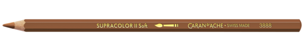 Kastanjebruin / Chestnut Brown Caran d'Ache Supracolor Aquarelpotlood / pencil Kleur 057