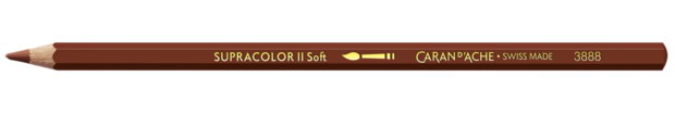 Bruin / Brown Caran d'Ache Supracolor Aquarelpotlood / pencil Kleur 059
