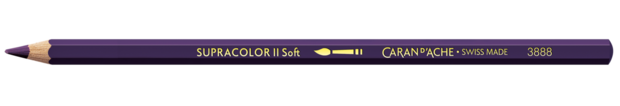 Lila / Lilac Caran d'Ache Supracolor Aquarelpotlood / pencil Kleur 110
