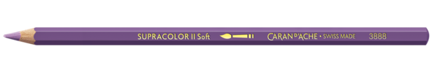 Mauve / Mauve Caran d'Ache Supracolor Aquarelpotlood / pencil Kleur 111