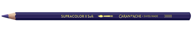 Violet / Violet Caran d'Ache Supracolor Aquarelpotlood / pencil Kleur 120