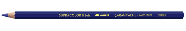 Koningsblauw / Royal Blue Caran d'Ache Supracolor Aquarelpotlood / pencil Kleur 130