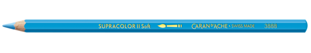 Lichtblauw / Light Blue Caran d'Ache Supracolor Aquarelpotlood / pencil Kleur 161