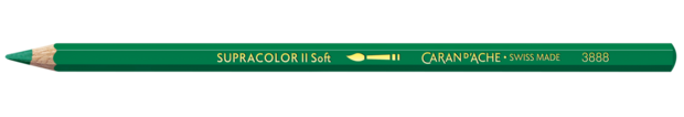 Smaragdgroen / Emerald Green Caran d'Ache Supracolor Aquarelpotlood / pencil Kleur 210