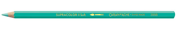 Jade / Jade Green Caran d'Ache Supracolor Aquarelpotlood / pencil Kleur 211