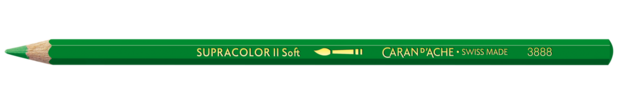 Weidegroen / Meadow Green Caran d'Ache Supracolor Aquarelpotlood / pencil Kleur 220