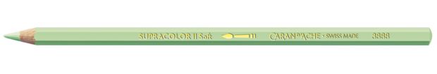 Lichtgroen / Light Green Caran d'Ache Supracolor Aquarelpotlood / pencil Kleur 221