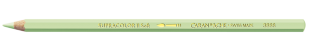 Lindegroen / Lime Green Caran d'Ache Supracolor Aquarelpotlood / pencil Kleur 231