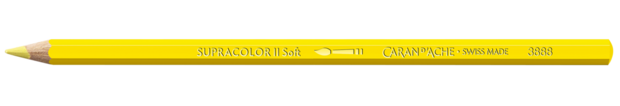 Citroengeel / Lemon Yellow Caran d'Ache Supracolor Aquarelpotlood / pencil Kleur 240