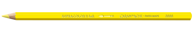 Kanariegeel / Canary Yellow Caran d'Ache Supracolor Aquarelpotlood / pencil Kleur 250