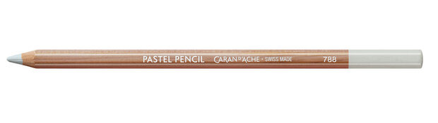 Zilvergrijs / Silver Grey Caran d'Ache Pastel Potlood / Pencil Kleur 002