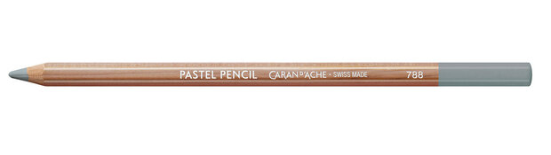 Staalgrijs / Steel Grey Caran d'Ache Pastel Potlood / Pencil Kleur 004