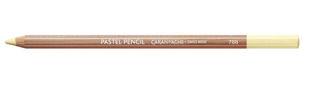Geel Licht / Light Yellow Caran d'Ache Pastel Potlood / Pencil Kleur 011