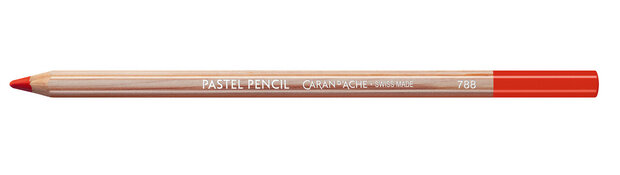 Vermiljoen / Vermilion Caran d'Ache Pastel Potlood / Pencil Kleur 060