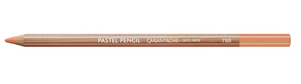 Herulaneum Rood / Herulaneum Red Caran d'Ache Pastel Potlood / Pencil Kleur 068