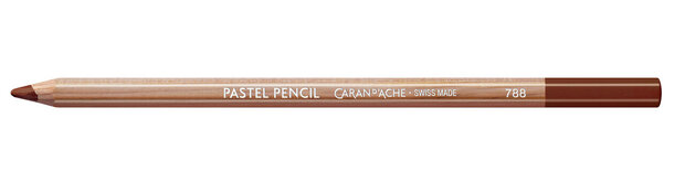 Gebrande Sienna / Burnt Sienna Caran d'Ache Pastel Potlood / Pencil Kleur 069