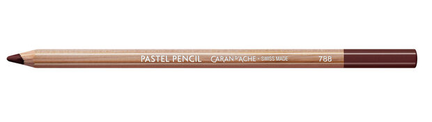 Donker Karmozijn / Dark Crimson Caran d'Ache Pastel Potlood / Pencil Kleur 089