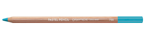 Lichtblauw / Light Blue Caran d'Ache Pastel Potlood / Pencil Kleur 161