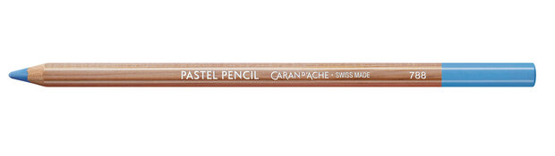 Kobaltblauw 30% / Cobalt Blue 30% Caran d'Ache Pastel Potlood / Pencil Kleur 664