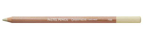 Olijfbruin 10% / Olive Brown 10% Caran d'Ache Pastel Potlood / Pencil Kleur 732