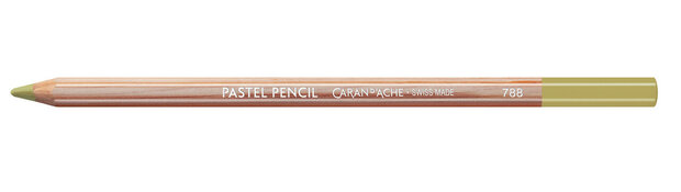 Olijfbruin 50% / Olive Brown 50% Caran d'Ache Pastel Potlood / Pencil Kleur 736