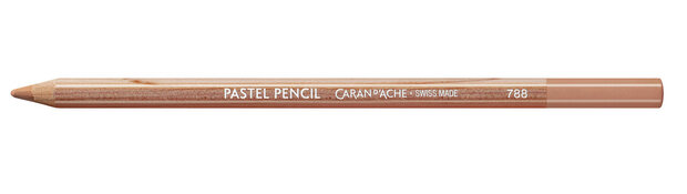 Donker Vleeskleurig 5% / Dark Flesh Tone 5% Caran d'Ache Pastel Potlood / Pencil Kleur 741