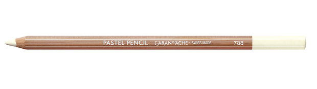 Bismuth Wit / Bismuth White Caran d'Ache Pastel Potlood / Pencil Kleur 811