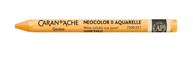 Orangish Yellow Caran d'Ache Neocolor II Watervermengbaar Wax Pastels Kleur 031