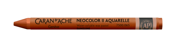 Bloedrood / Blood Red Caran d'Ache Neocolor II Watervermengbaar Wax Pastels Kleur 065