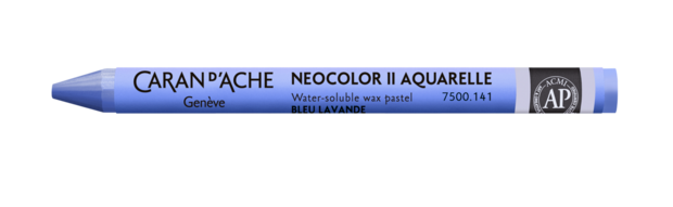 Lavendelblauw / Hell ultramarijn / Sky blue Caran d'Ache Neocolor II Watervermengbaar Wax Pastels Kleur 141