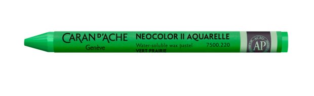 Weidegroen / Meadow Green Caran d'Ache Neocolor II Watervermengbaar Wax Pastels Kleur 220